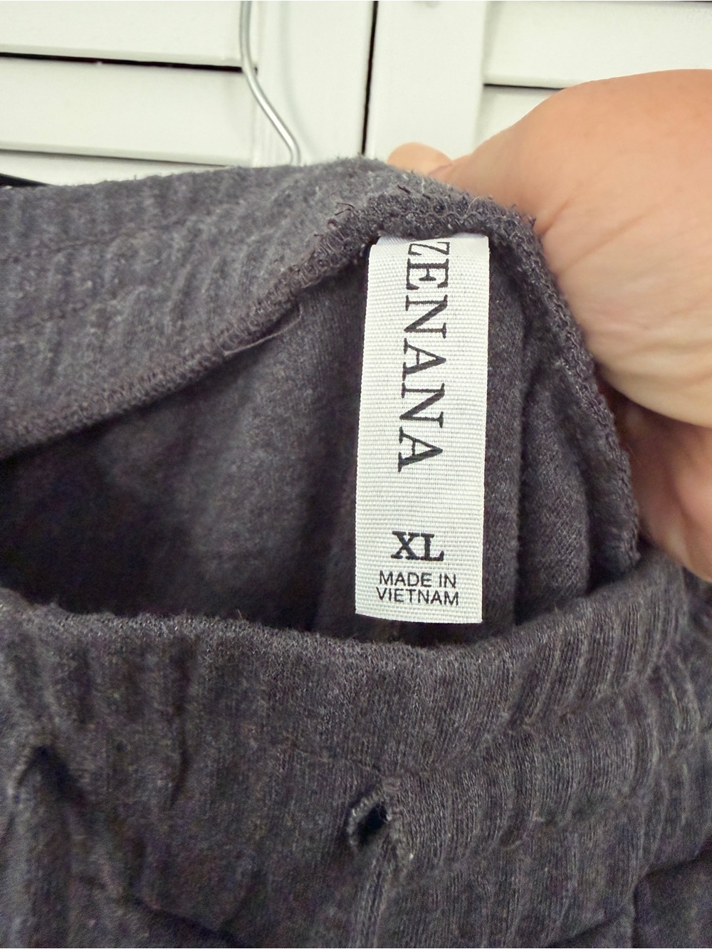 Zenana Outfitters Charcoal Two-Piece Lounge Top & Joggers Size XL - Picture 8 of 8